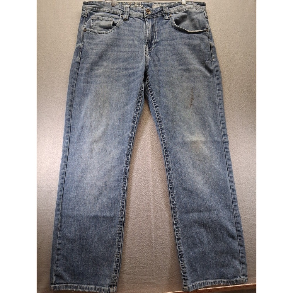 TK Axel Men's Jeans Blue Boot Cut  7‎ Pockets Size 36x32